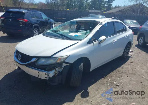 2015 Honda Civic Ex-L from USA, damaged, VIN 19XFB2F95FE031105